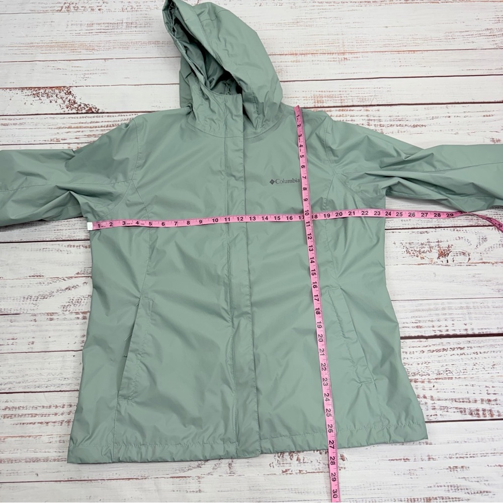 Columbia Women’s Size XL Timber Pointe II Hooded Rain Jacket - Picture 8 of 13